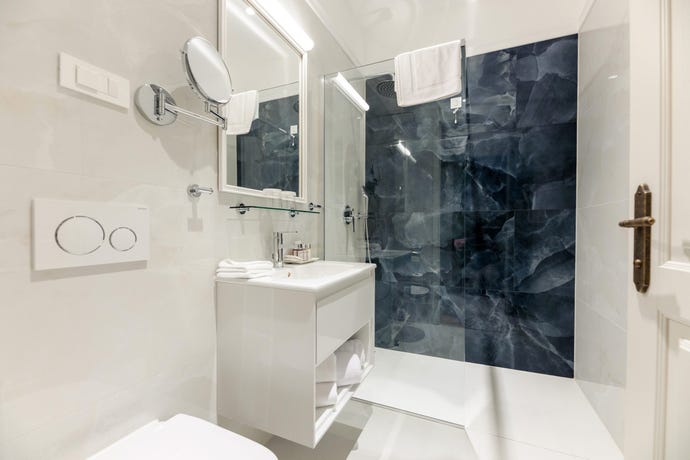 The bathroom
