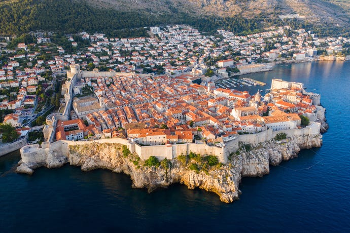 Dubrovnik's old fortifications
