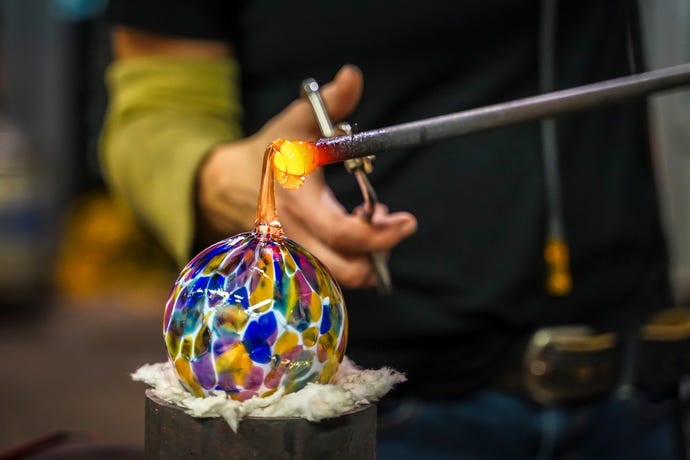 Murano is famous for its elaborate glass production
