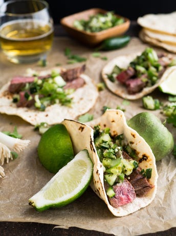 Traditional cuisine at Mercado Coyoacán
