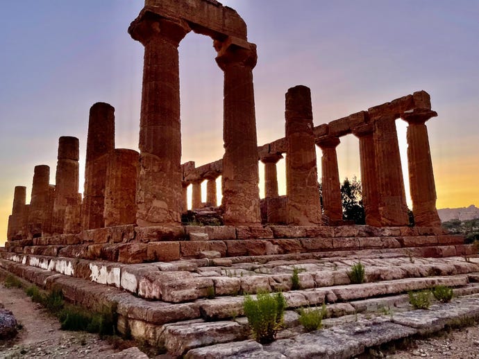 The incredible valley of the temples in Agrigento, stepped in history and beauty.
