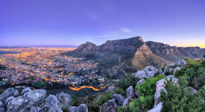 Cape Town at dusk
