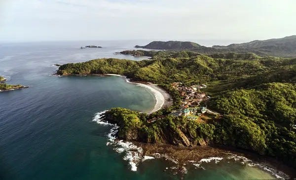 Flying over Costa Rica
