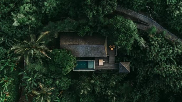 Your villa from above
