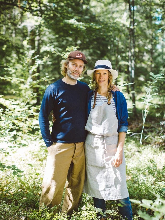 Hosts and chefs: Mette Helbæk and Flemming Schiøtt