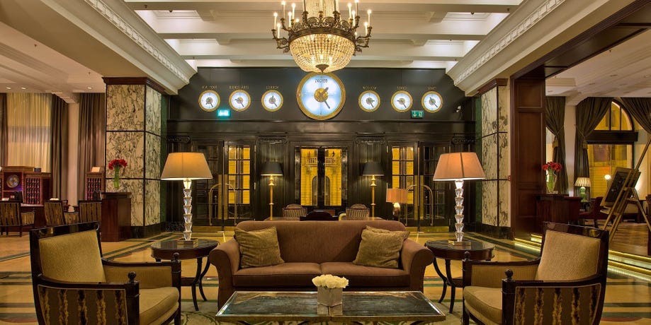 The classic and art déco touches in the Esplanade's design

