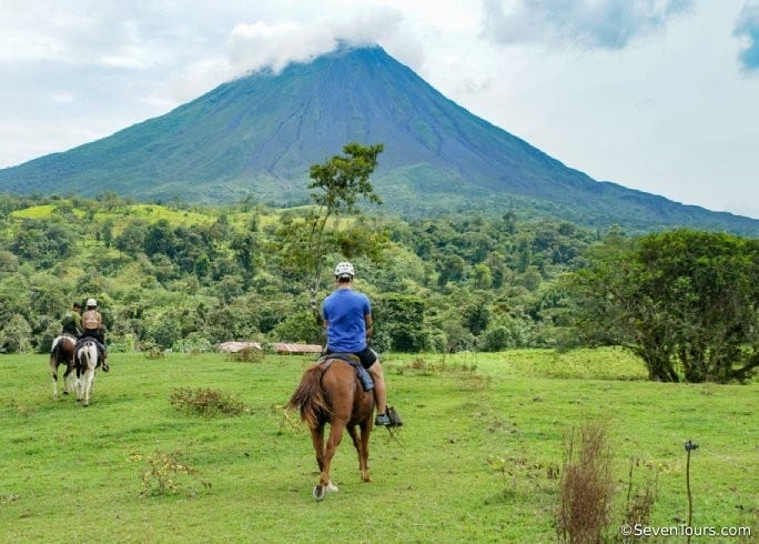 Horseback Riding through Arenal National Park
