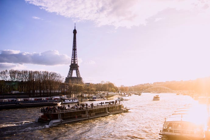 See the view of Paris from the tower's second floor
