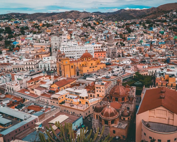 The university city and State capital, Guanajuato