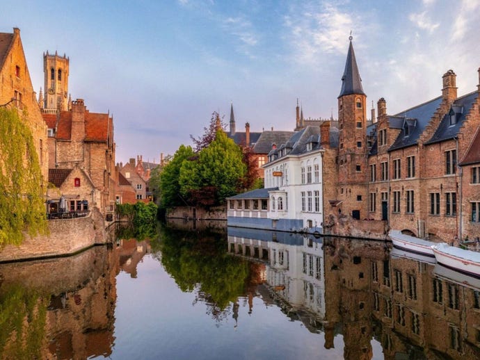 The charming town of Bruges
