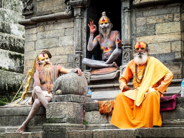 Sadhus, the holy men of Kathmandu