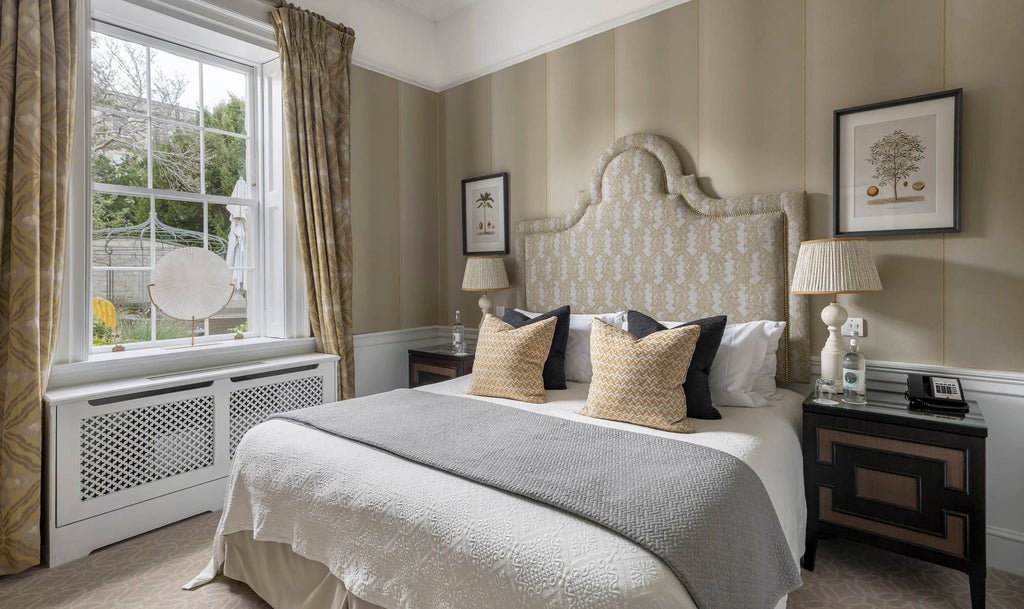 Elegant junior suite at The Royal Crescent Hotel & Spa, showcasing refined decor, plush bedding, and luxurious period-style furnishings in a classic United Kingdom setting