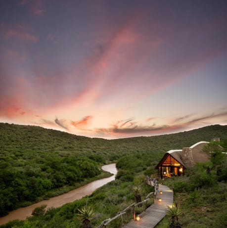 Kwandwe Great Fish River Lodge's serene location
