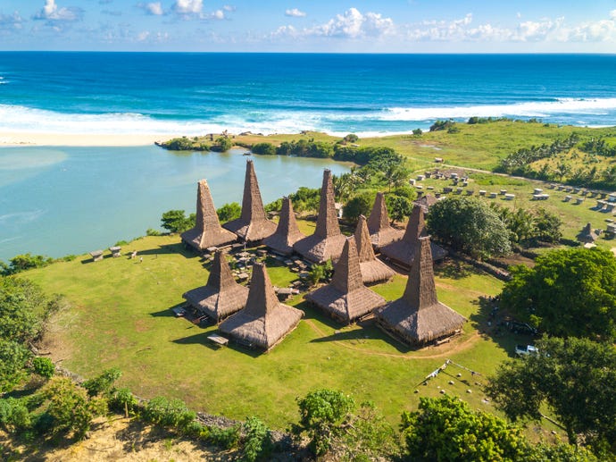 A typical landscape in Sumba
