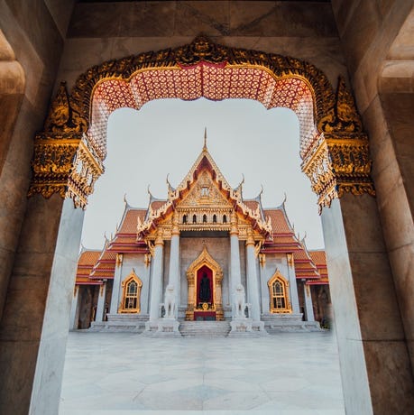 One of Thailand’s many ornate temples