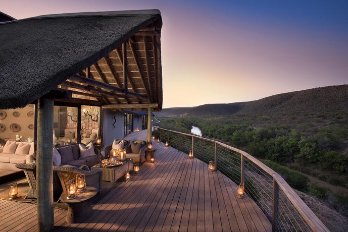 Take in the spectacular sunsets and nature from the viewing deck
