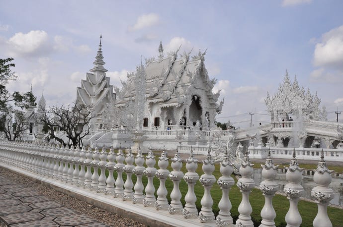 The White Temple in Chiang Rai
