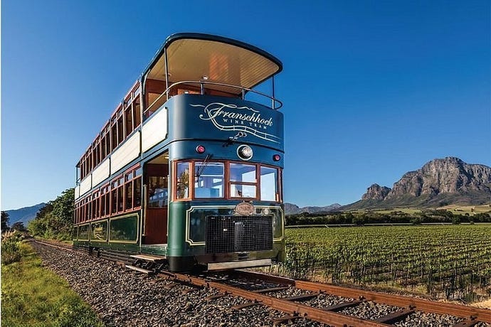 Hope on the Wine Tram to visit some of the award-winning wine estates
