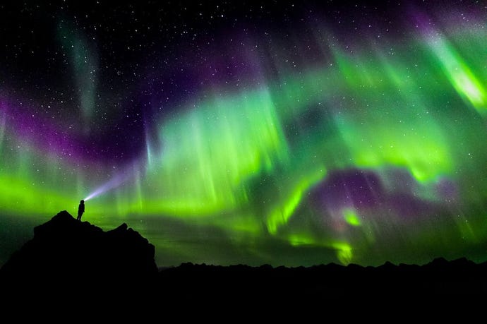 Experience the dancing Northern Lights