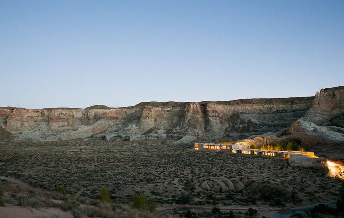 Amangiri at dusk
