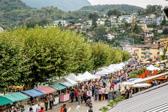 Chestnut festival in Ascona