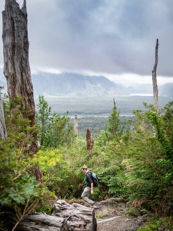 Hiking to the Chaitén Volcano