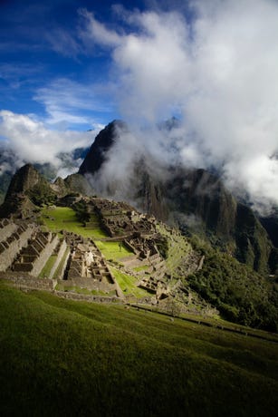 The Machu Picchu citadel
