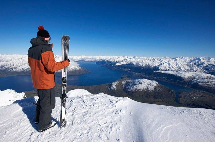 The South Island is a big playground for skiers and snowboarders