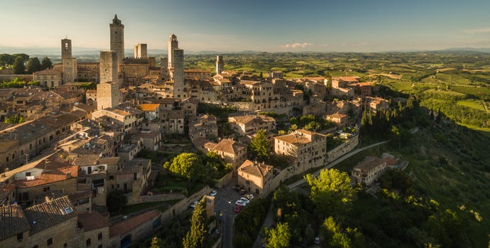 The picturesque Montepulciano
