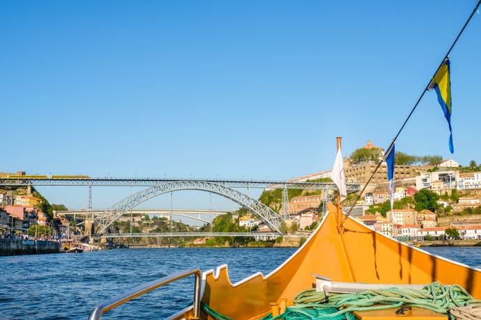 Boating on the Douro River in Porto
