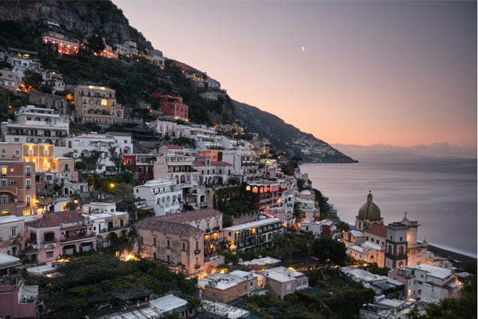 Magic hour in Amalfi
