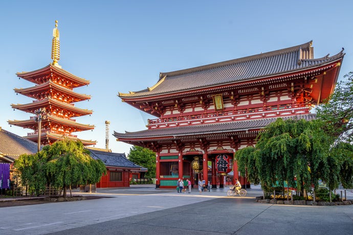 Traditional Asakusa in Tokyo
