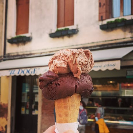 Gelato just tastes better in Italy
