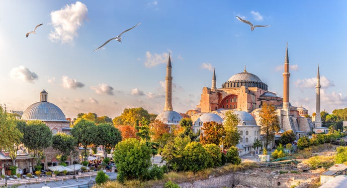 The Hagia Sofia of Istanbul
