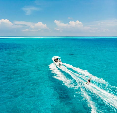 Try wakeboarding from the back of a boat