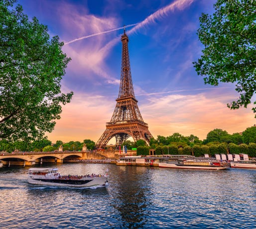 A river cruise in Paris 