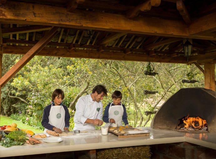 Cooking class at Zuleta
