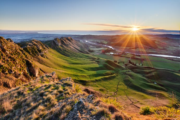 Te Mata Peak in Hawke's Bay, New Zealand
