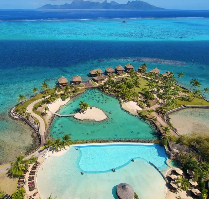 The beaches of Tahiti
