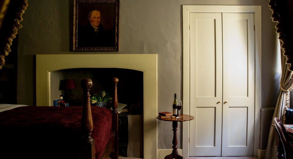 Elegant club single hotel room at Scenset's Hazlitt's, featuring refined period furnishings, rich wooden floors, and classic British luxury decor