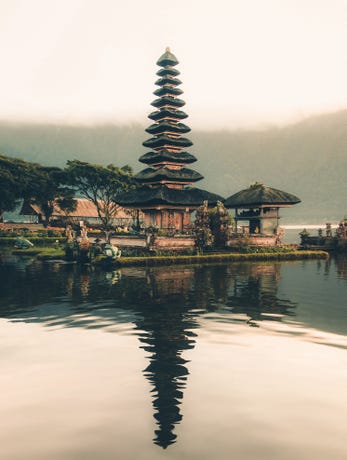 In the world's largest Muslim country, the Hindu temples of Bali stand out