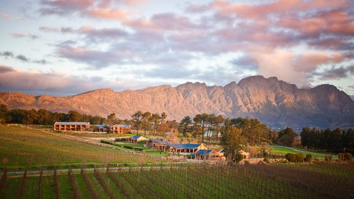 La Residence is a private estate in the Franschhoek Valley