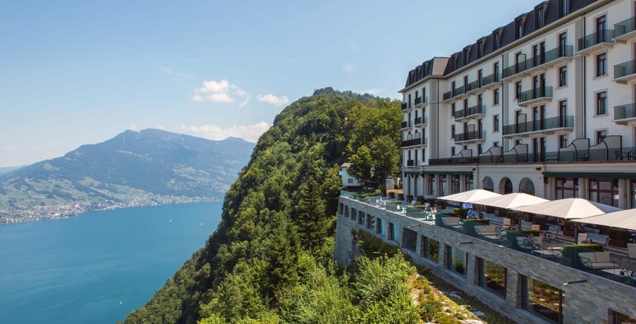 Enjoy access to the entire Bürgenstock Resort including a stunning spa and plenty of restaurants to choose from
