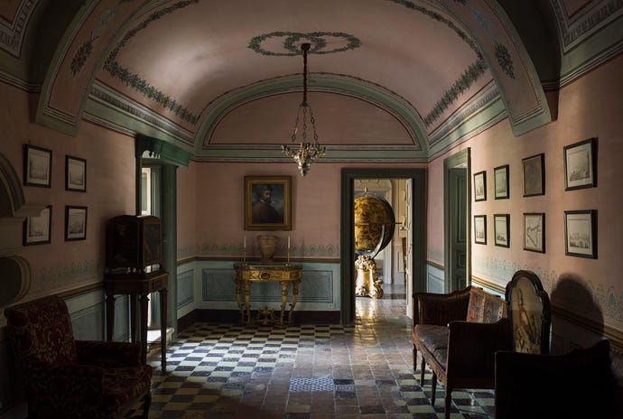 Inside Palazzo Castelluccio
