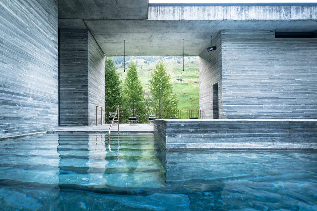 Chill Out and Warm up, in These Designer Spas Dotted Across The Alps