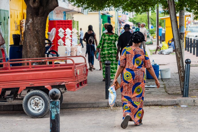 Colorful scenes around the capital of Brazzaville