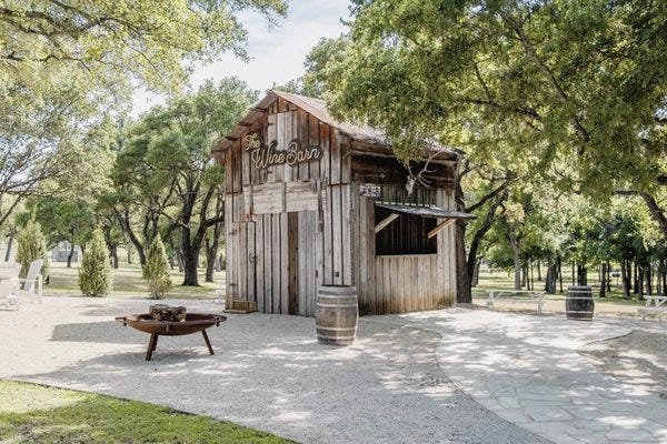 The adorable Wine Bar on the immaculate grounds of Signor Vineyards