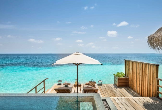 Your private villa offers incredible panoramic views
