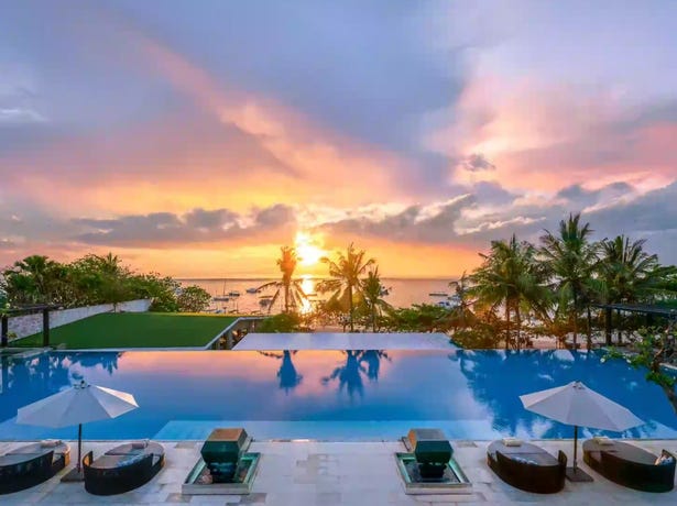 The pool at InterContinental Sanur
