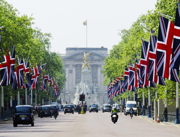 The Mall in London
